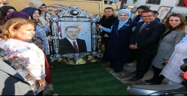 Emine Erdoğan, Urfa’da Sanat Sokağı’nın Açılışını Yaptı