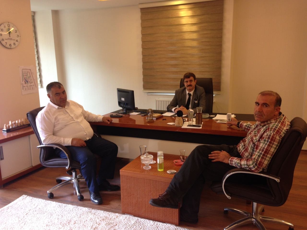 Çalışan Gazeteciler Dernek Başkanı Tahir Gülebak Urfagap.com'u Ziyaret Etti