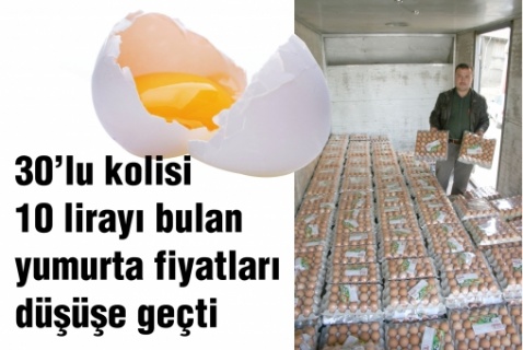 Yumurtanın fiyatı yarıya düştü ama talep görmüyor