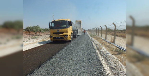 Birecik Kırsalında 25 kilometrelik sathi asfalt çalışması tamamlandı.