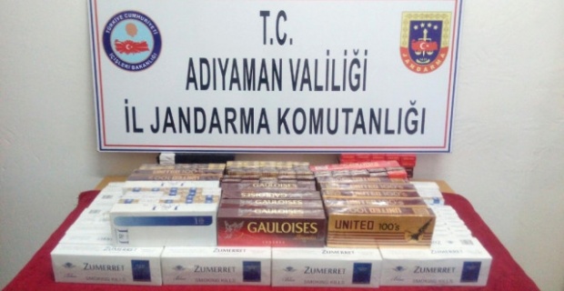 250 paket kaçak sigara ele geçirildi.