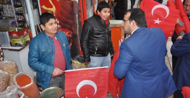 Suruç Türk Bayrakları İle Donatıldı