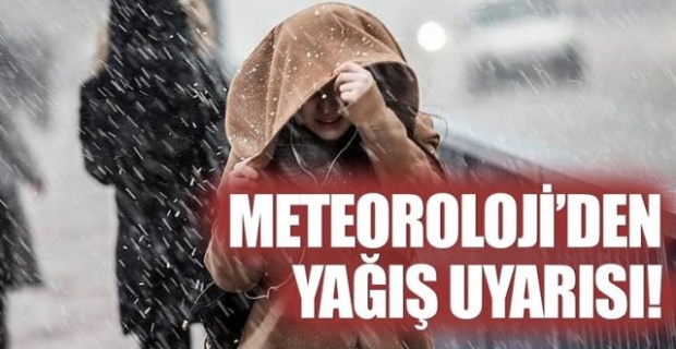 Metrolojiden Yağış Uyarısı