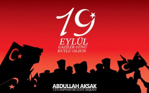 Başkan Aksak " tüm gazilerimizin Gaziler Gününü tebrik ediyorum."