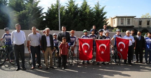 Siverek'te Şehit polis Ali Öztürk anısına bisiklet yarışması