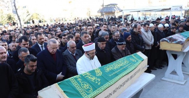 Cumhurbaşkanı Erdoğan Civelek Ailesinin cenaze törenine katıldı.