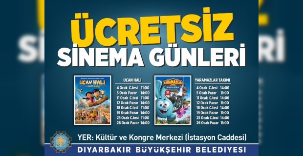 Diyarbakır'da Ücretsiz Sinema Günleri