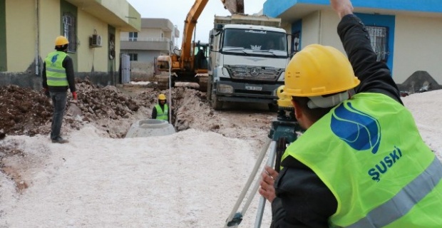 Viranşehir'de 8 bin 300 metrelik Kanalizasyon hattı döşeme çalışmalarına başlandı.