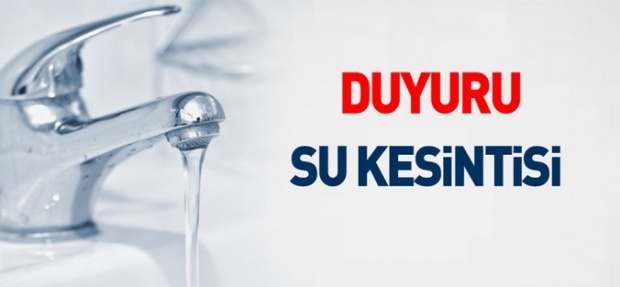 Bozova'ya saat 17.00'ye kadar İçme Suyu Verilmeyecek.