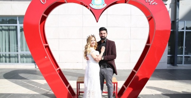 Haliliye'de 14 Şubat’ta 35 çiftin nikahı kıyıldı.