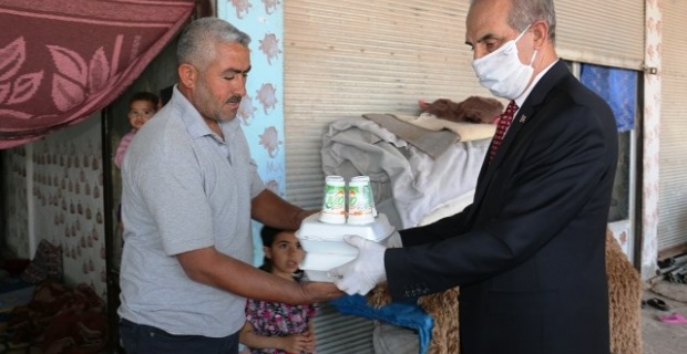 Başkan Yalçınkaya'dan 500 Aileye Sıcak İftar Yemeği
