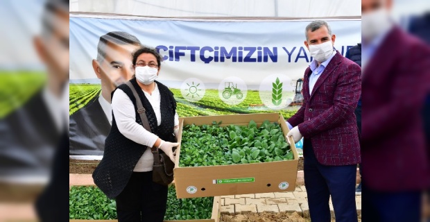 Yeşilyurt Belediye Başkanı Çınar "çiftçimizin her daim yanındayız"