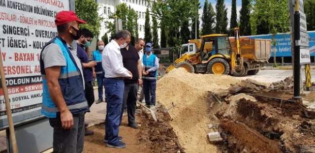 Adıyaman Belediye Başkanı Kılınç "ASKİM ekiplerimizin çalışmalarını yerinde inceledik"