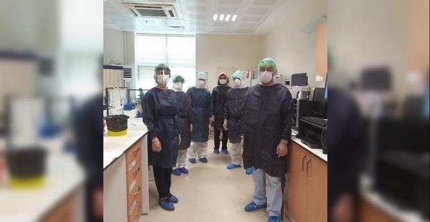 Harran Üniversitesinde COVID-19 laboratuvar testleri başladı
