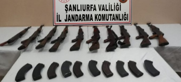Şanlıurfa İl Jandarma'dan Silah ve Mühimmat Kaçakçılarına Operasyon