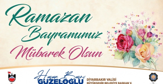 Vali Güzeloğlu "Bayram'ın sağlık,huzur ve mutluluk getirmesini niyaz ediyorum"