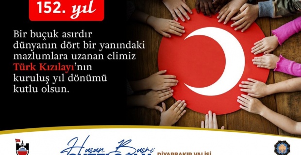 Vali Güzeloğlu "Türk Kızılayı’nın kuruluş yıl dönümü kutlu olsun"