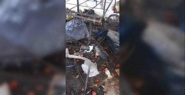 Rasulayn merkezinde pazar yerinde bombalı saldırı