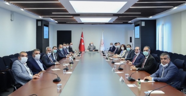 Sanayi ve Teknoloji Bakanı Varank,Şanıurfa heyetini kabul etti.