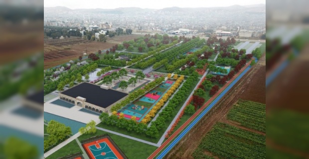 Başkan Kuş,”bölgenin en büyük Millet Bahçesi ile Eyyübiye’nin çehresi değişecek ve Eyyübiye nefes alacak.”