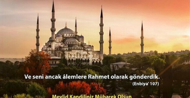 Başkan Yalçınkaya "Tüm İslam Aleminin Mevlid Kandili kutlu olsun"