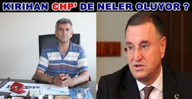 Kırıkhan CHP İlçe Başkanı İsmail Savaşır Görevden Alındı