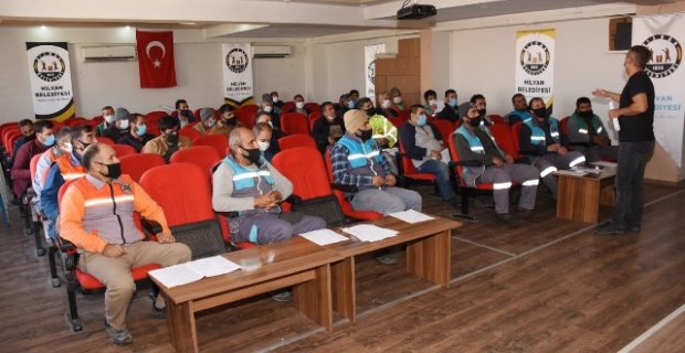 Hilvan’da Belediye personellerine iş güvenliği semineri düzenlendi