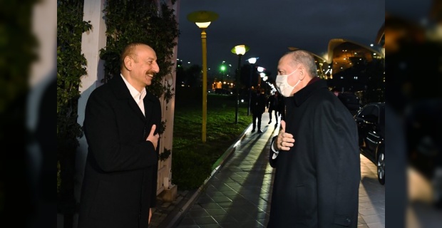 Cumhurbaşkanı Erdoğan,Azerbaycan'da