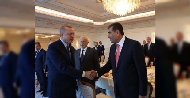 Altunkaya Cumhurbaşkanı Erdoğan’la bir araya geldi