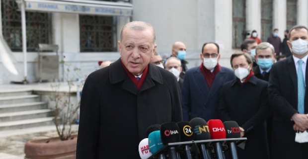 Cumhurbaşkanı Erdoğan, cuma namazı sonrası gündeme ilişkin değerlendirmelerde bulundu