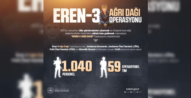 Eren-3 Ağrı Dağı Operasyonu başladı