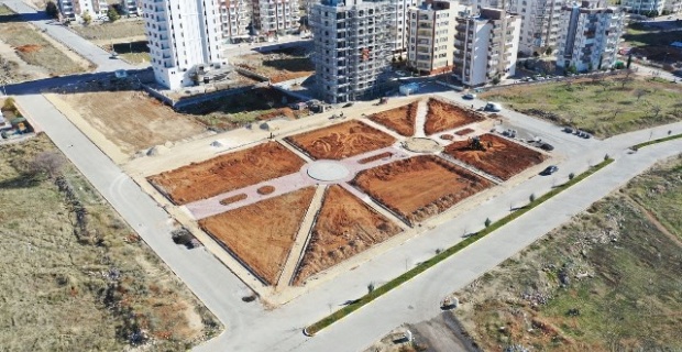 Güllübağ'da 6 bin metrekarelik parkın yapımı devam ediyor
