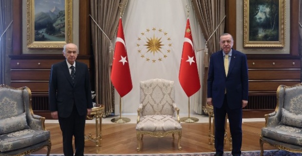 Cumhurbaşkanı Erdoğan Bahçeli ile Görüşmesi Başladı...