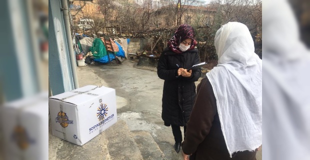 Mardin Büyükşehir,Gıda yardımında bulunmaya devam ediyor.