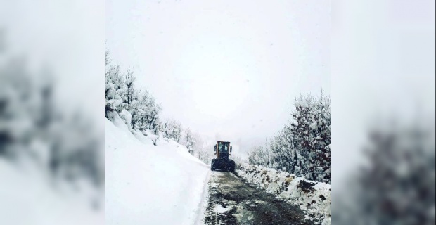 Şırnak İl Özel İdaresi "karla mücadele ekiplerimizin çalışmaları devam ediyor"