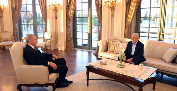 Cumhurbaşkanı Erdoğan,Asiltürk'le bir araya geldi.