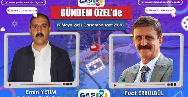 Şanlıurfaspor Başkanı Yetim, GAP TV'de