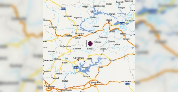Malatya Pütürge'de 5.2 büyüklüğünde deprem