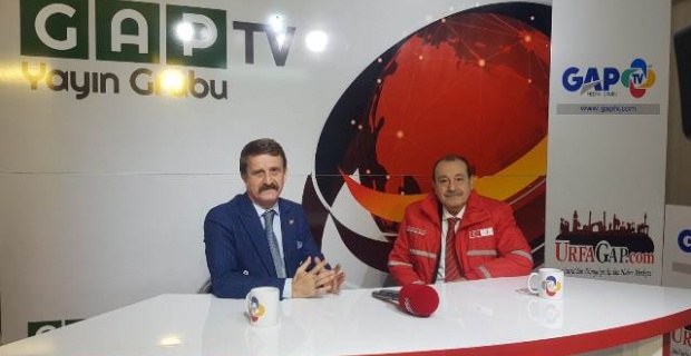 Dr.Ahmet İnan ve Kızılay ekibinden GAP TV ye iadeyi ziyaret