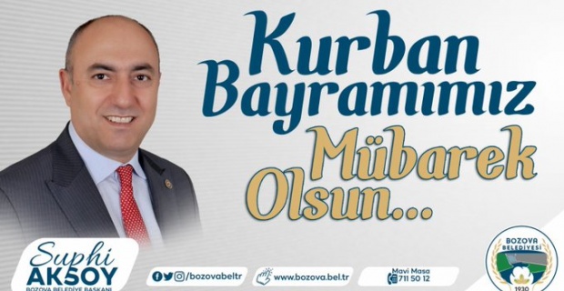 Başkan Aksoy "Bayramımız mübarek olsun"