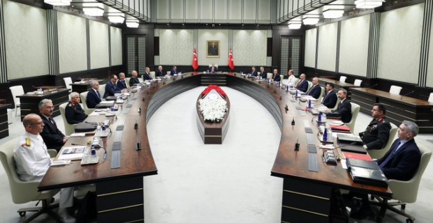 Millî Güvenlik Kurulu Cumhurbaşkanı Recep Tayyip Erdoğan başkanlığında toplandı.