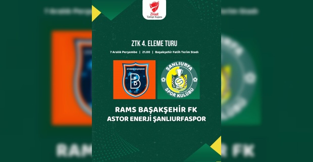 Ziraat Türkiye Kupası'nda 4. tur maçlarının programı açıklandı.