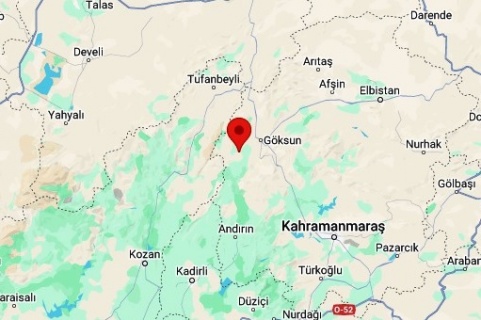 HUGTAS-GOKSUN (KAHRAMANMARAS) 3.4 Büyüklüğünde Deprem