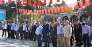 Suruç'ta,Gaziler Günü dolayısıyla anma töreni düzenlendi.