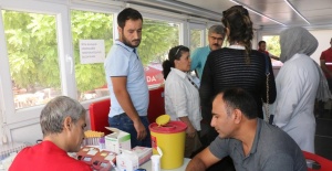 Türk Kızılayı Kan Bağışı TIR’ı Akçakale’de