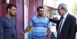 Demirkol,Süleymaniye'de esnaf ve mahalle sakinleriyle görüştü.