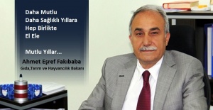 Bakan Fakıbaba,yayınladığı mesajla tüm insanlığın yeni yılını kutlayarak, kan ve gözyaşının dinmesini diledi.