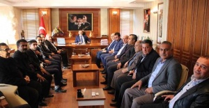 AK Parti Birecik Yeni İlçe Yönetimi Kaymakam Perçi'yi Ziyaret Etti