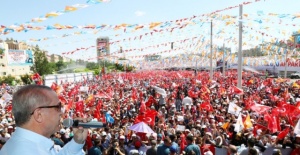 Erdoğan,"Teşekkürler Şanlıurfa"