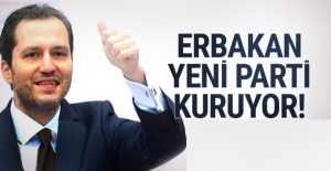 Fatih Erbakan parti kuruyor.